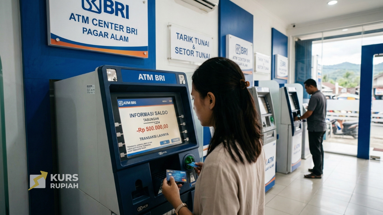 Saldo ATM BRI Minus