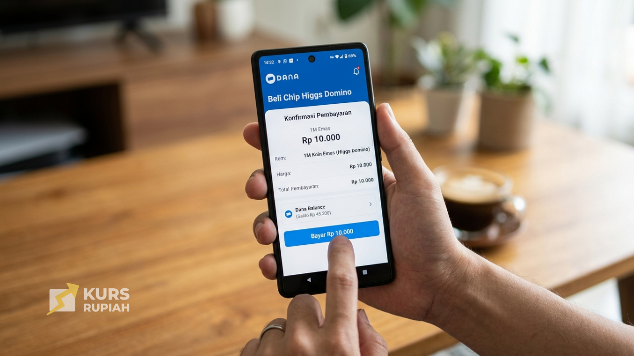 Cara Beli Chip Higgs Domino Murah Via DANA 3000