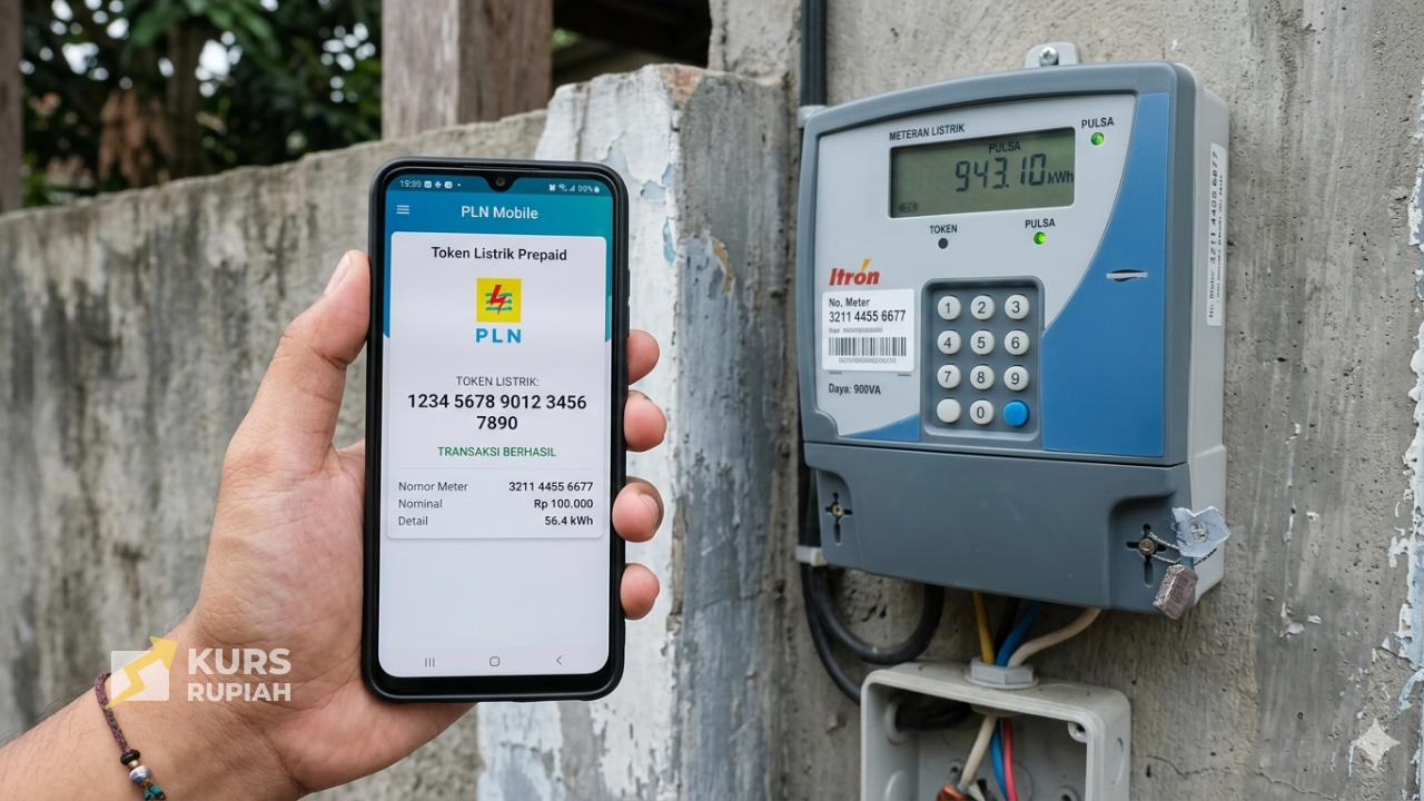 Cara Memasukan Kode Token Listrik ke Meteran