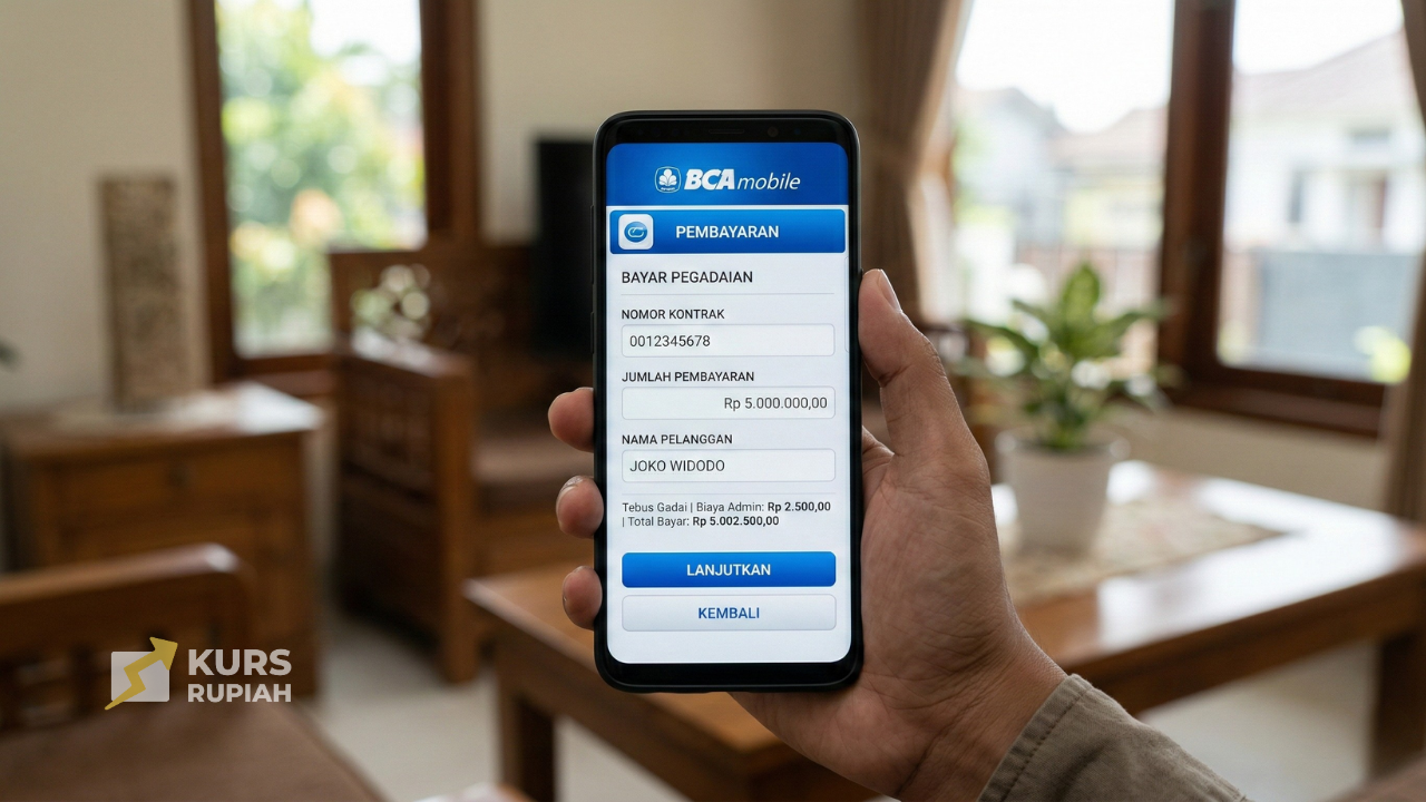 Cara Bayar Pegadaian lewat BCA Mobile