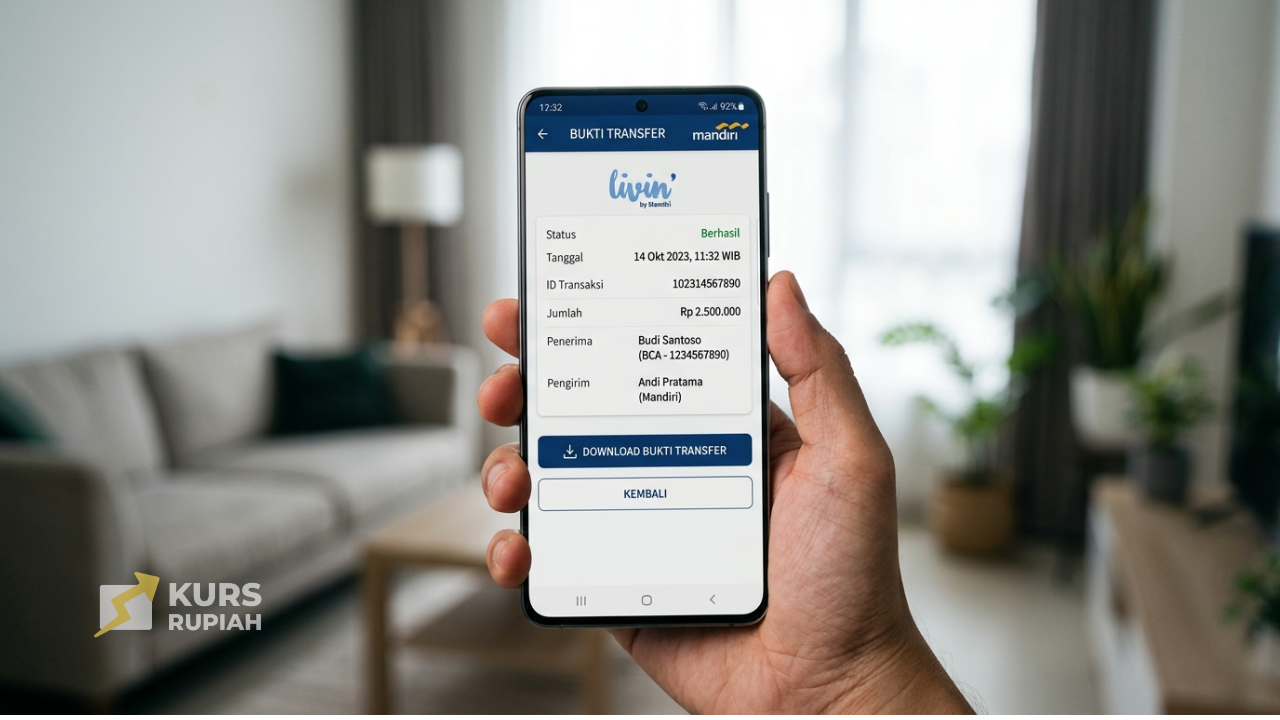 Cara Download Bukti Transfer Livin Mandiri