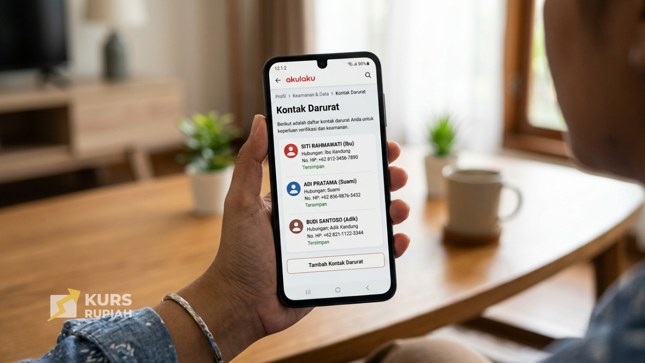 Cara Melihat Kontak Darurat di Akulaku