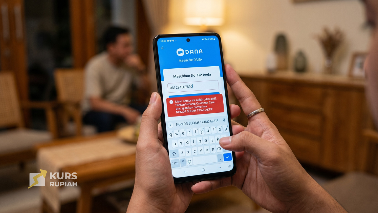Cara Login DANA tapi Nomor Sudah Tidak Aktif